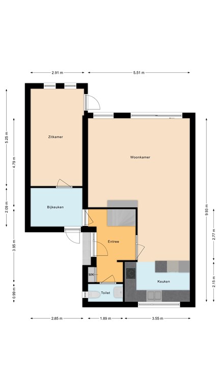 mediumsize floorplan